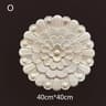 Floral Wood Carved Applique Furniture Onlay Decorative Trim 15