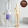 Wooden Drawing Mannequin Posable Artist Figure Art Reference Model With Gift Box 3