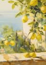 Retro Lemon Canvas Wall Art Botanical Fruit Poster For Kitchen And Living Room 4