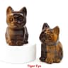 Natural Amethyst Crystal Cat Figurine Hand Carved Healing Stone Decor 10