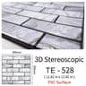 3D Brick Wall Sticker Waterproof Peel And Stick Self Adhesive Wall Decor Set 15pcs 10