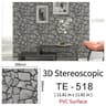3D Brick Wall Sticker Waterproof Peel And Stick Self Adhesive Wall Decor Set 15pcs 12