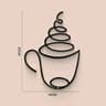 Black Metal Coffee Wall Art Decor For Kitchen And Coffee Bar 1