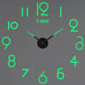 3D Wall Clock DIY Large Luminous Silent Modern Wall Decor 15