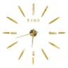 3D Wall Clock DIY Large Luminous Silent Modern Wall Decor 24