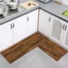 Modern Wood Grain Floor Mat Non Slip Kitchen Bathroom Entrance Rug 10