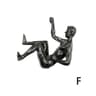 Modern Climbing Man Wall Sculpture Resin 3D Athlete Wall Art Decor 6