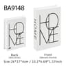 Luxury Decorative Book Storage Box Fake Book Decor Organizer 12