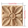 European Style Wood Corner Applique Floral Carved Furniture Trim 9