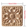 European Style Wood Corner Applique Floral Carved Furniture Trim 6