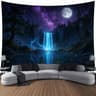 Waterfall Canyon Wall Tapestry Large Landscape Wall Hanging Decor 8