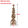 Carved Wooden Rose Applique Decorative Furniture Trim Accent 13