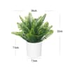 Artificial Potted Plant Mini Bonsai Tree Home Decor Accent 1