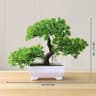 Artificial Potted Plant Mini Bonsai Tree Home Decor Accent 5