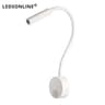 Flexible Gooseneck Clamp Wall Light Bedside LED Reading Lamp 3