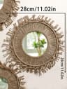 Boho Wall Baskets Woven Wall Decor Handmade Seagrass Rustic Farmhouse Hanging Set 10