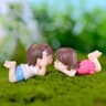 Fairy Garden Miniatures Mini Animal Figurines Couple Set For Terrarium Decor 7
