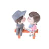 Fairy Garden Miniatures Mini Animal Figurines Couple Set For Terrarium Decor 19