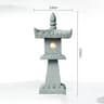 Mini Pagoda Lantern Zen Garden Decor Miniature Bonsai Landscape Light Statue 1