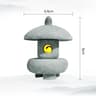 Mini Pagoda Lantern Zen Garden Decor Miniature Bonsai Landscape Light Statue 3