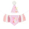 First Birthday Banner High Chair Banner Boho Baby Birthday Decoration 4