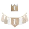 First Birthday Banner High Chair Banner Boho Baby Birthday Decoration 17