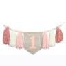 First Birthday Banner High Chair Banner Boho Baby Birthday Decoration 19