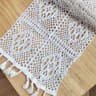 Crochet Lace Table Runner Vintage Beige Boho Table Decor Wedding Table Runner 5