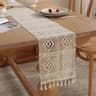 Crochet Lace Table Runner Vintage Beige Boho Table Decor Wedding Table Runner 2