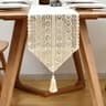 Crochet Lace Table Runner Vintage Beige Boho Table Decor Wedding Table Runner 3