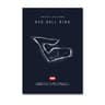 F1 Track Wall Art Circuit Map Canvas Poster For Motorsport Racing Decor 25