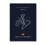 F1 Track Wall Art Circuit Map Canvas Poster For Motorsport Racing Decor 19