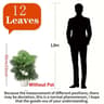 Artificial Palm Plant Large Tropical Fan Leaf Decor For Indoor Home Styling 1