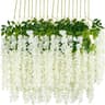 Artificial Violet Vine Flowers Hanging Plant Wedding Decor Arrangement 1