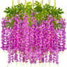 Artificial Violet Vine Flowers Hanging Plant Wedding Decor Arrangement 3