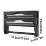 Bamboo Wall Mounted Wrap Dispenser With Cutter And Paper Towel Holder 1