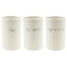 Airtight Coffee Tea Sugar Canisters Set Kitchen Countertop Storage Jars 3