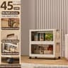 Foldable Storage Cabinet Large Capacity Dustproof Wardrobe Organizer 2