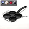 QuickFlip 4 Hole Omelette Pan Nonstick Egg Frying Pan 1
