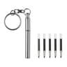 Mini Telescopic Keychain Pen Stainless Steel Portable EDC Pen Tool 3
