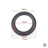 Rubber Speaker Surround Repair Edge Suspension Ring For 4 To 12 Inch Speakers 4