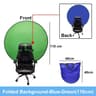 Double Sided Green Screen Backdrop Blue Screen Background Chromakey Photography Cloth 1