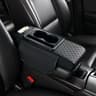 Car Armrest Cushion Center Console Pad With Storage Cup Holder And Tissue Box 2