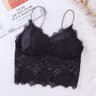 Lace Crop Top Sleeveless Sexy Bralette Summer Tank With Zipper Back 2