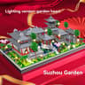 Chinese Garden Micro Building Blocks Set LED Suzhou Architecture Model 4
