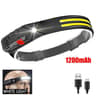 Rechargeable LED Headlamp Motion Sensor USB Head Flashlight For Camping And Outdoor Use 4