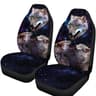 Universal Car Front Seat Covers Washable Polyester Seat Protectors Set 16