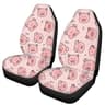 Universal Car Front Seat Covers Washable Polyester Seat Protectors Set 8