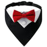 Formal Dog Bow Tie Collar Adjustable Tuxedo Bandana For Weddings And Parties 3