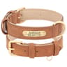 Personalized PU Leather Dog Collar With Custom Engraved Nameplate For Small Medium And Large Dogs 5